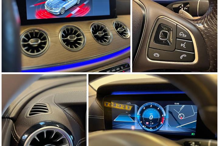 Beige Mercedes E350 d fra 2017