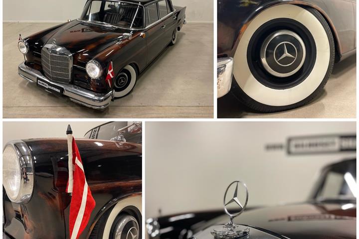 Brun Mercedes 190 C fra 1964