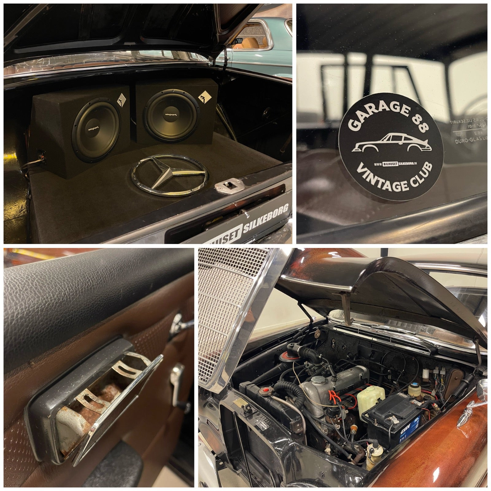 Brun Mercedes 190 C fra 1964
