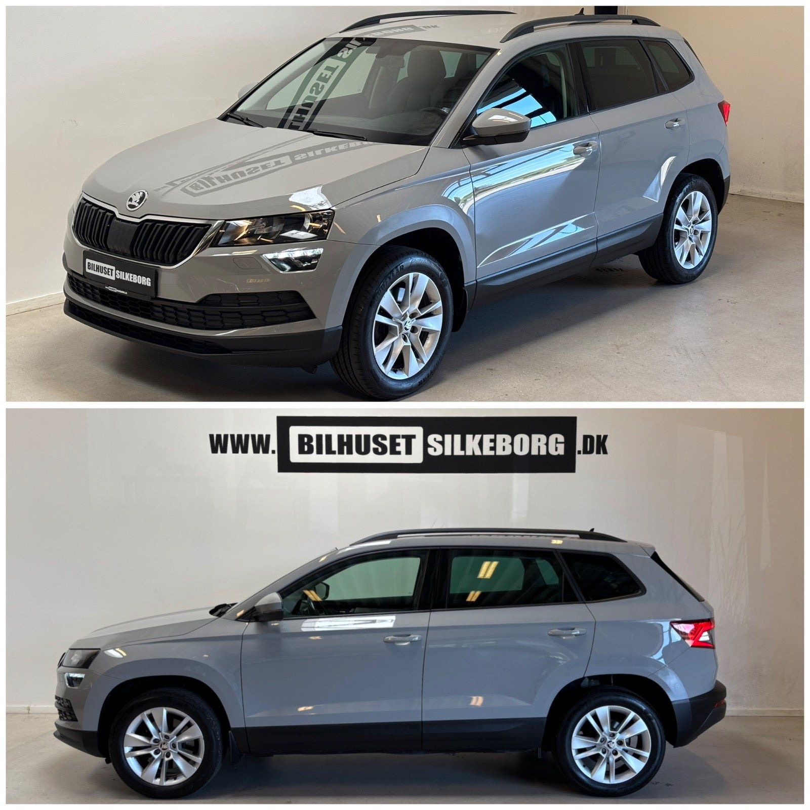 Sort Skoda Karoq fra 2018