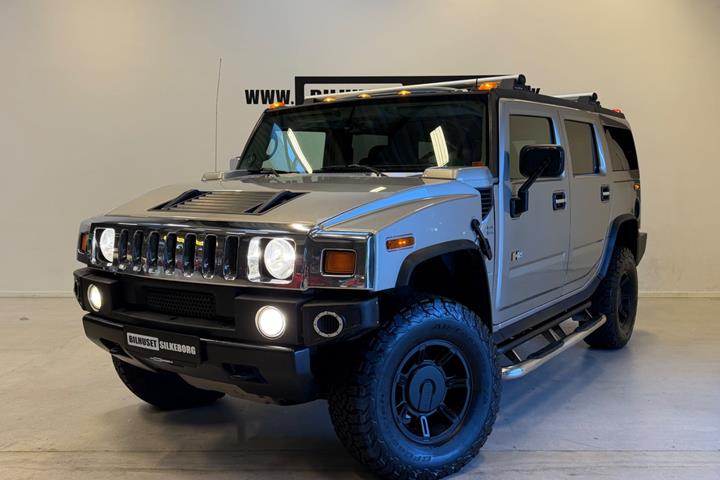 Blå Hummer H2 fra 2004