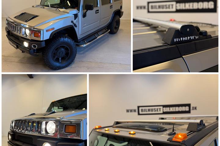 Blå Hummer H2 fra 2004