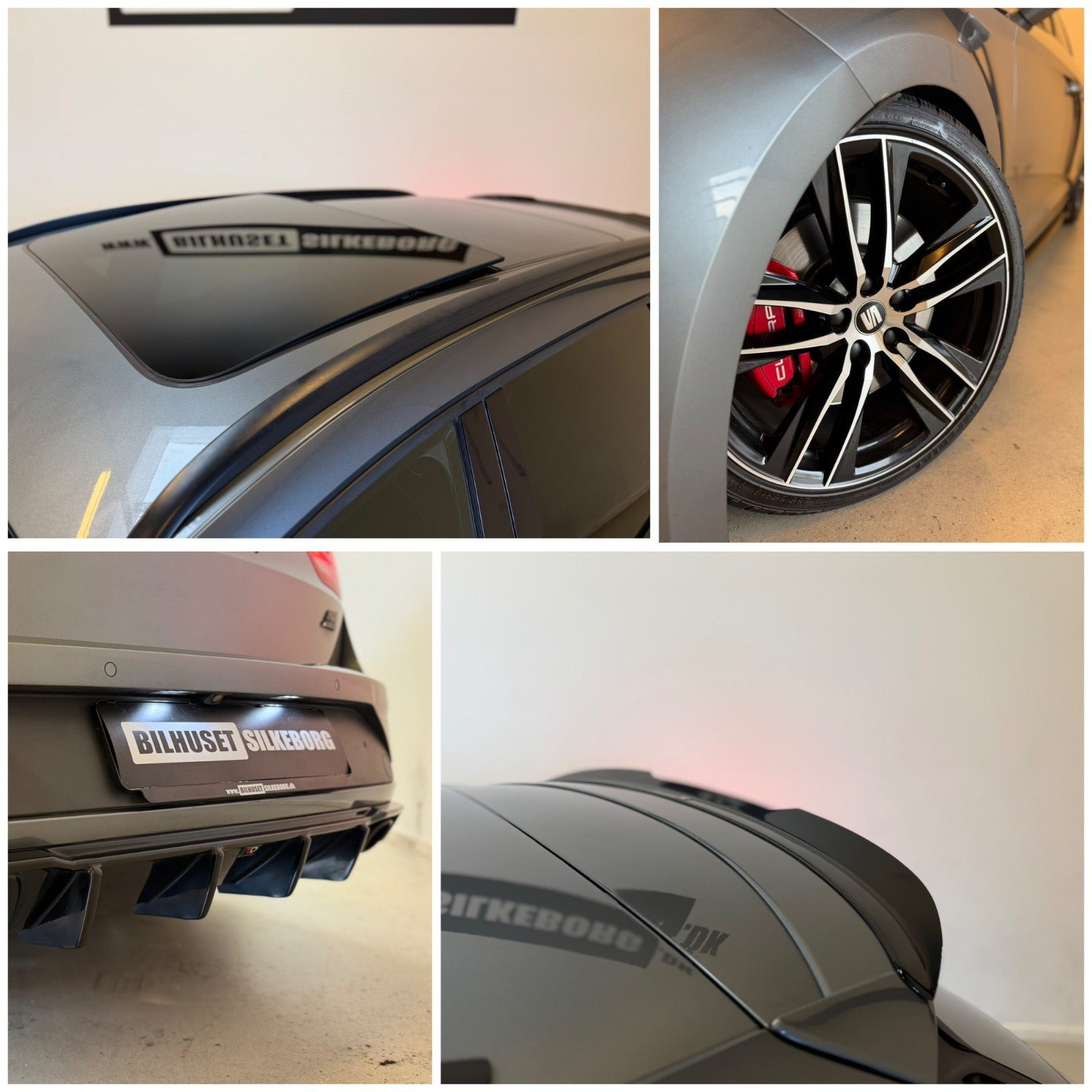 Rød Seat Leon fra 2017