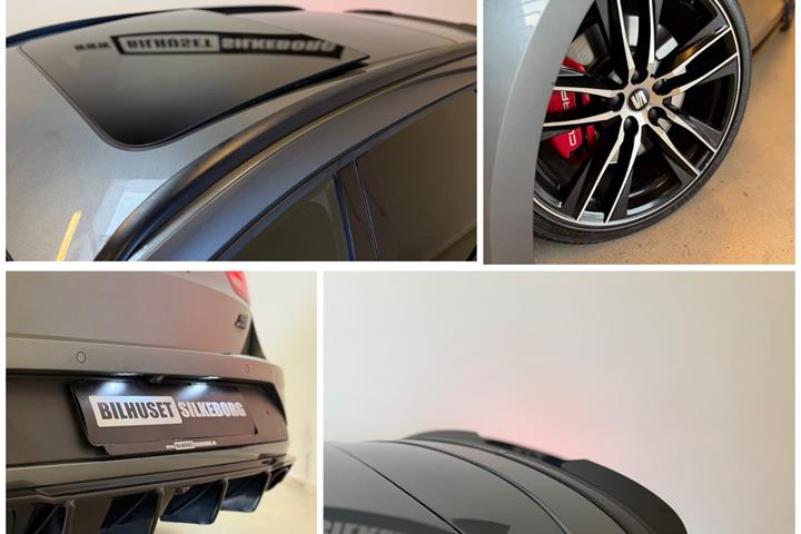 Rød Seat Leon fra 2017
