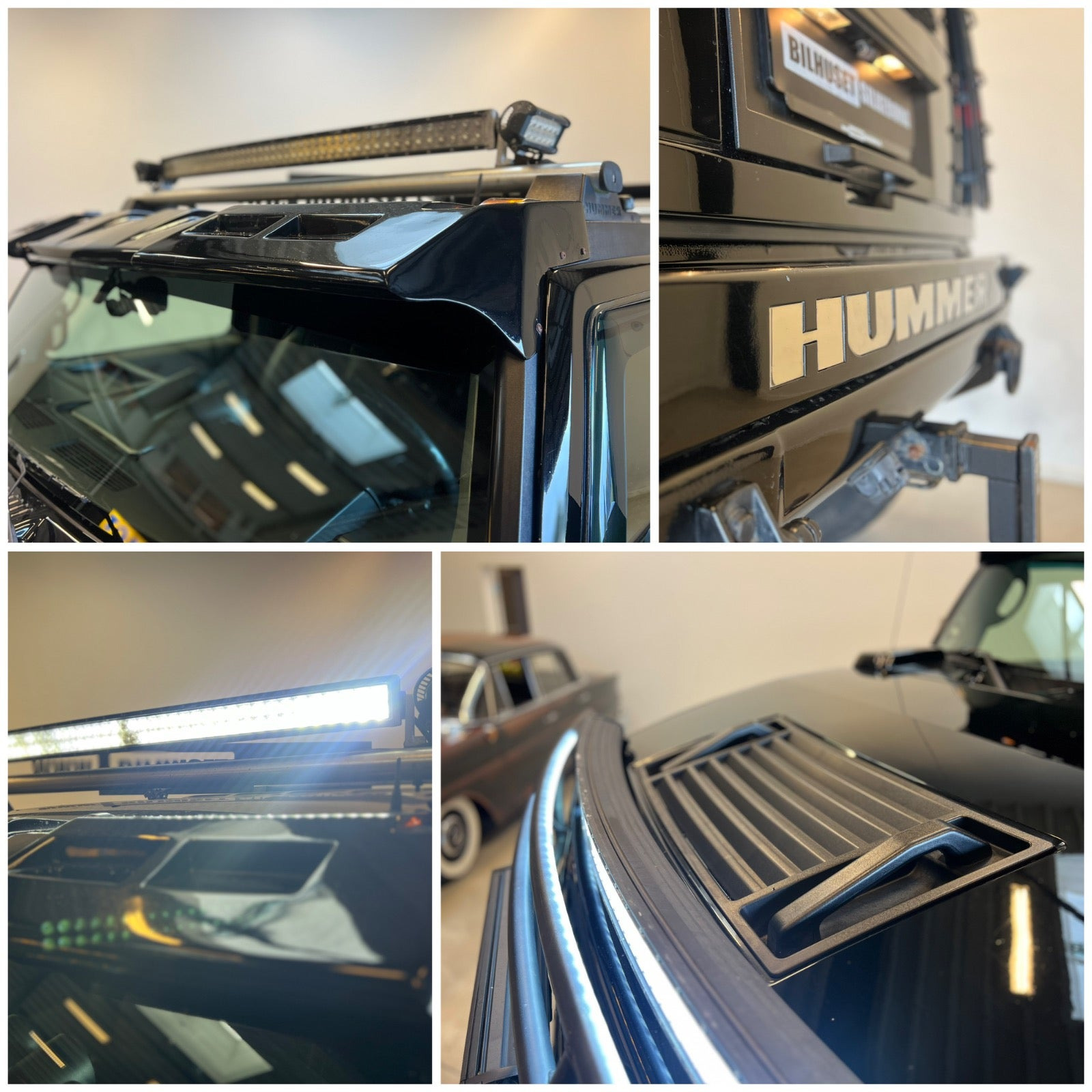 Sort Hummer H2 fra 2004