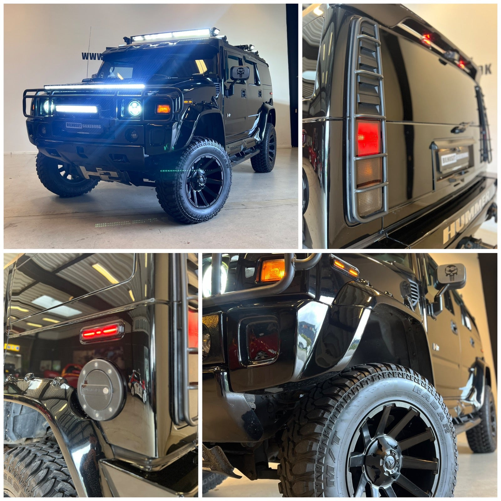 Sort Hummer H2 fra 2004