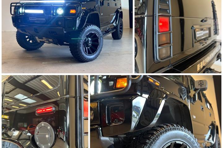 Sort Hummer H2 fra 2004