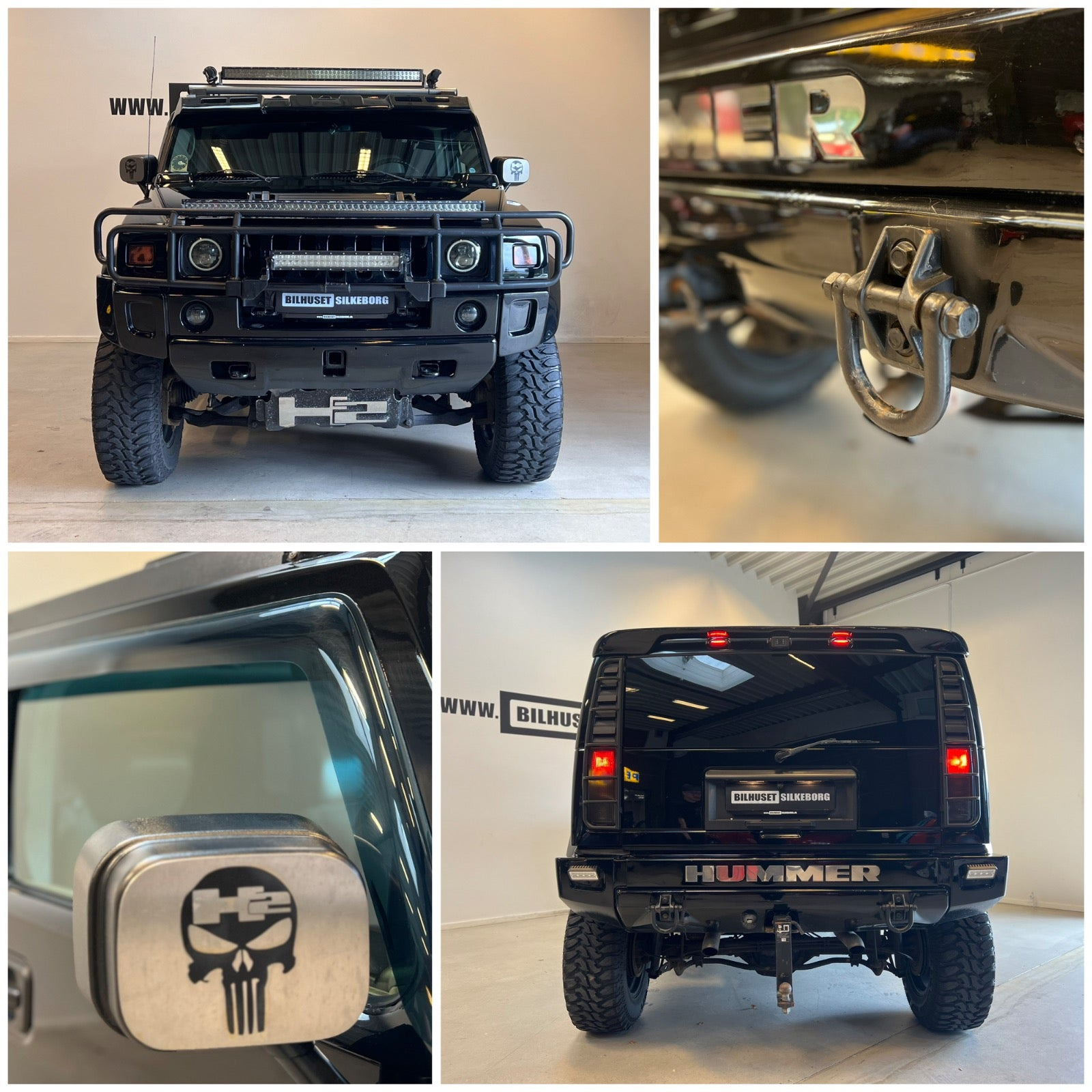 Sort Hummer H2 fra 2004