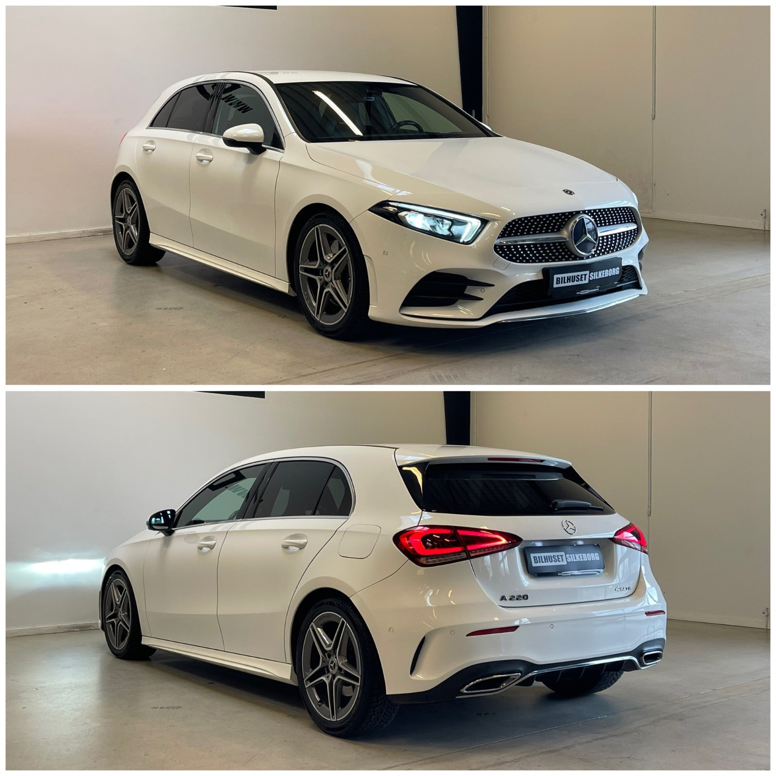 Hvid Mercedes A220 fra 2019
