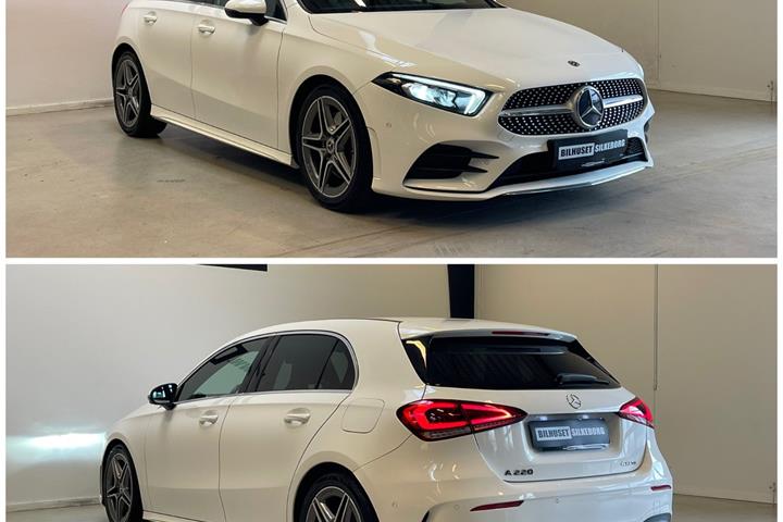 Hvid Mercedes A220 fra 2019