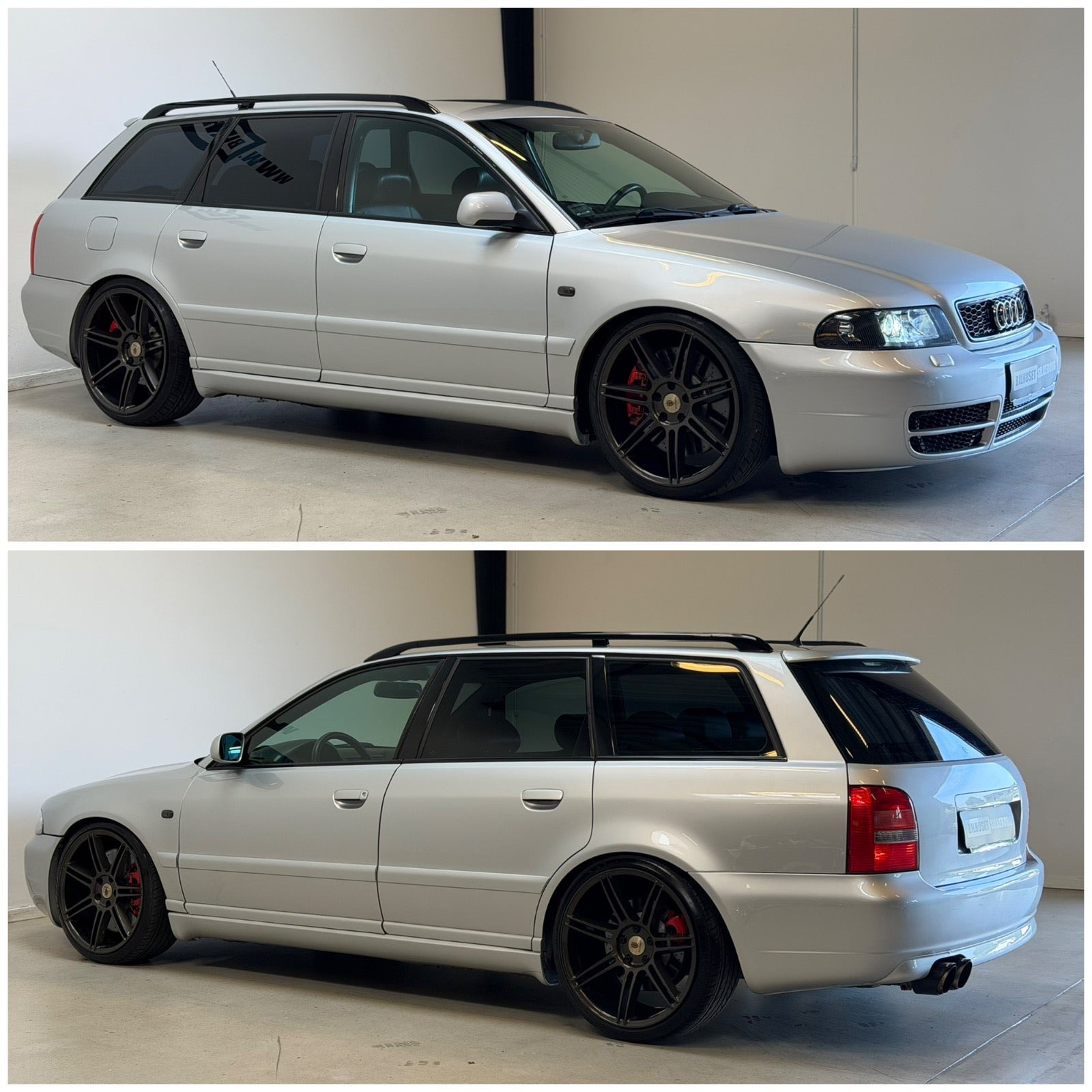 Sort Audi S4 fra 1999