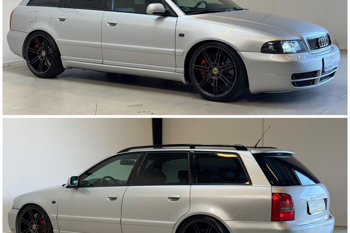Sort Audi S4 fra 1999