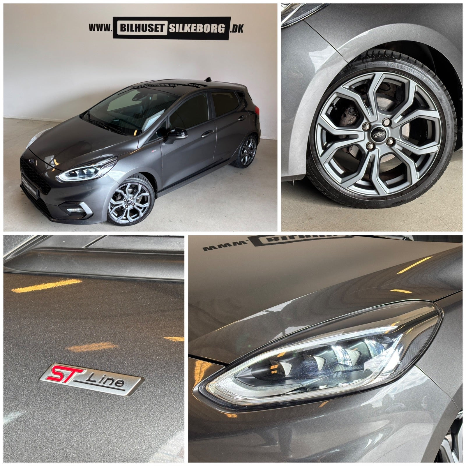 Rød Ford Fiesta fra 2018