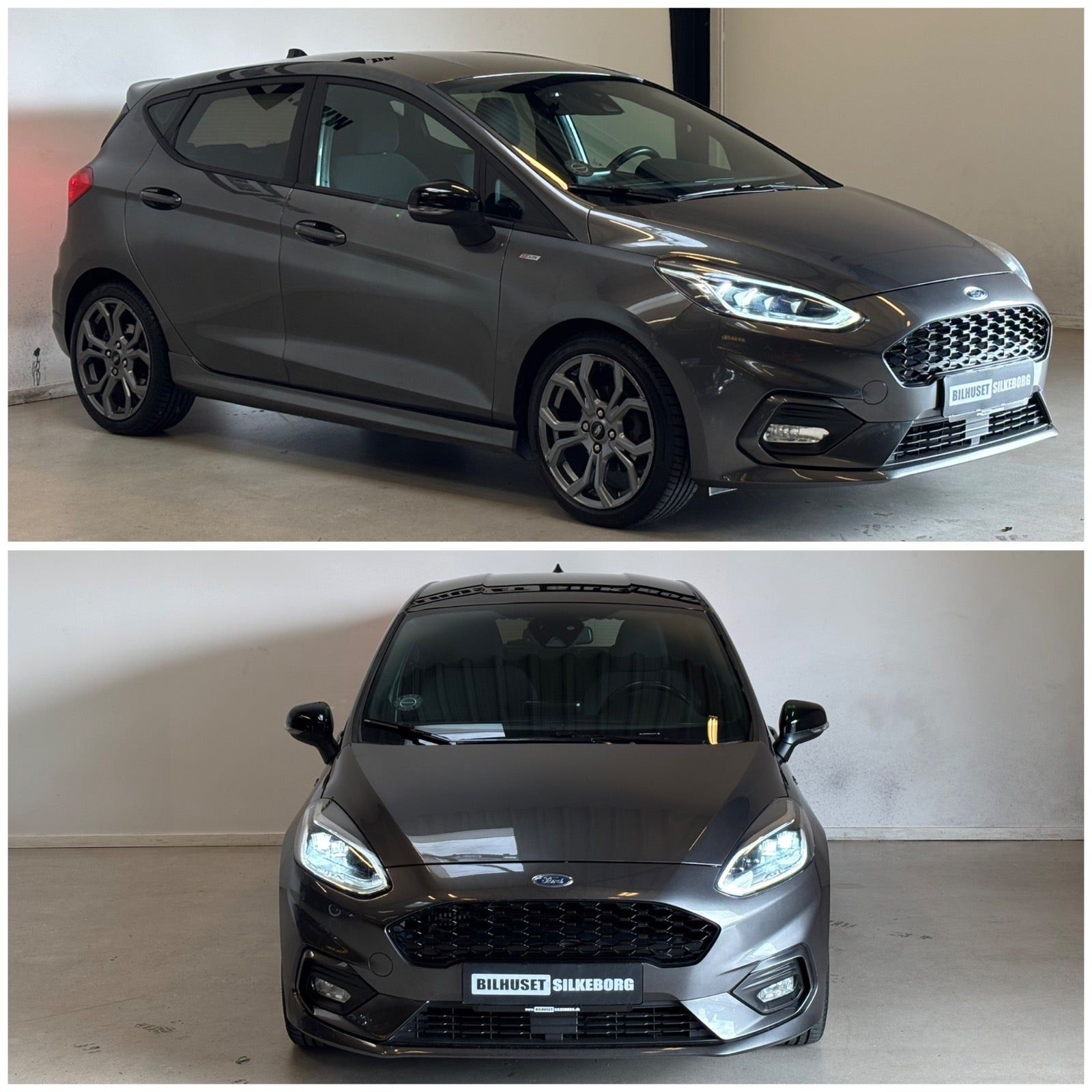 Rød Ford Fiesta fra 2018