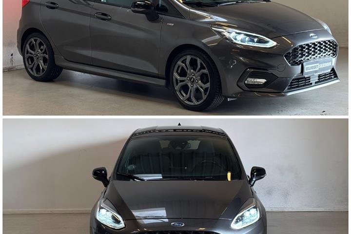 Rød Ford Fiesta fra 2018