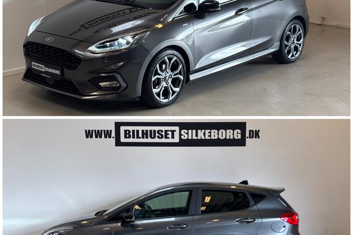 Rød Ford Fiesta fra 2018