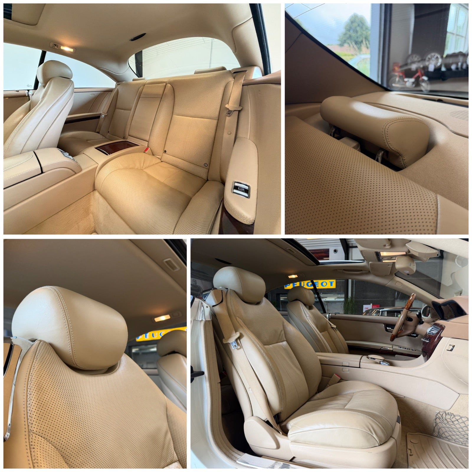 Brun Mercedes CL500 fra 2008