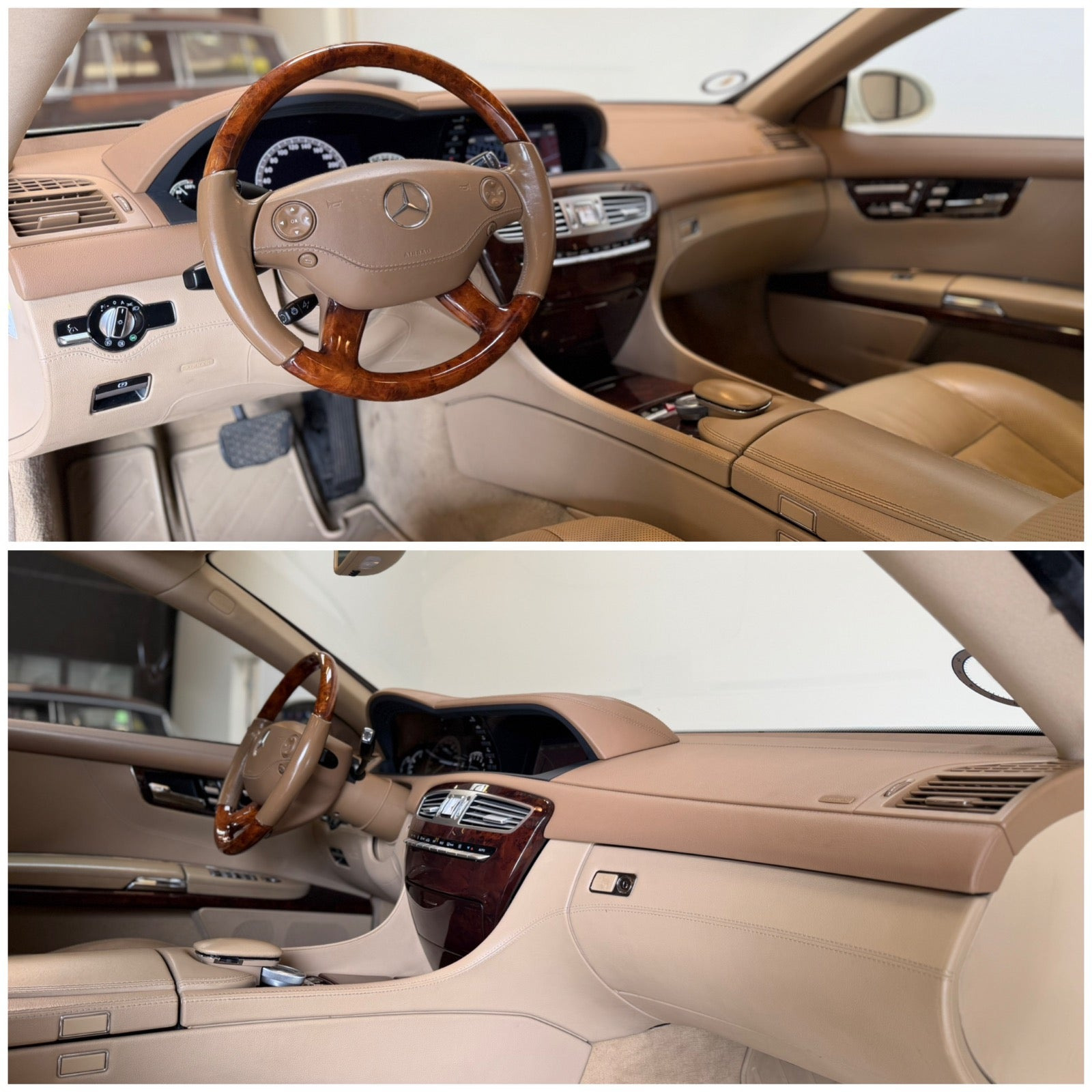 Brun Mercedes CL500 fra 2008