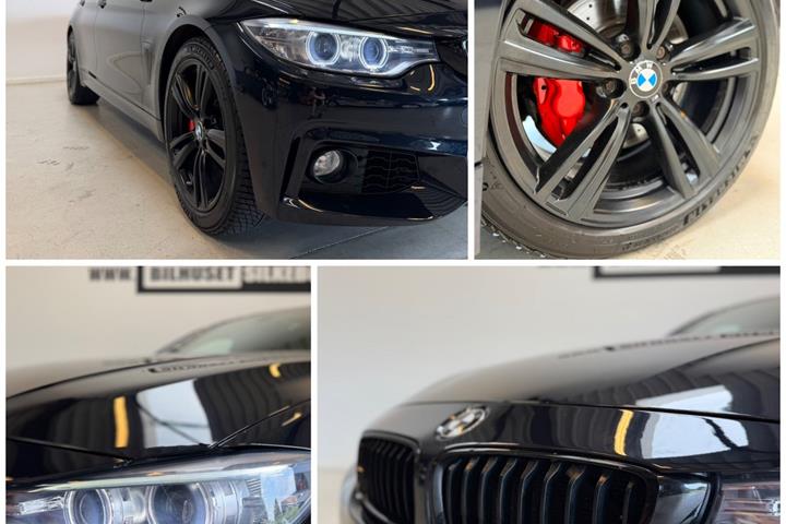 Sort BMW 435d fra 2015