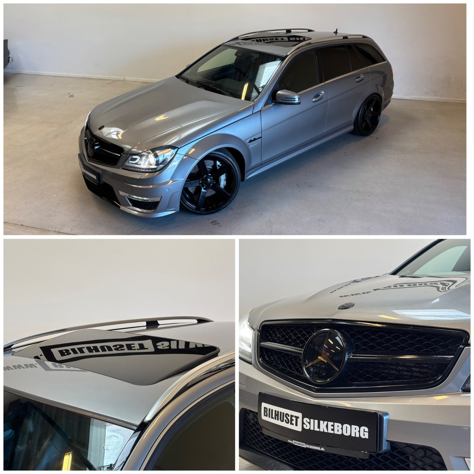 Sort Mercedes C63 fra 2012