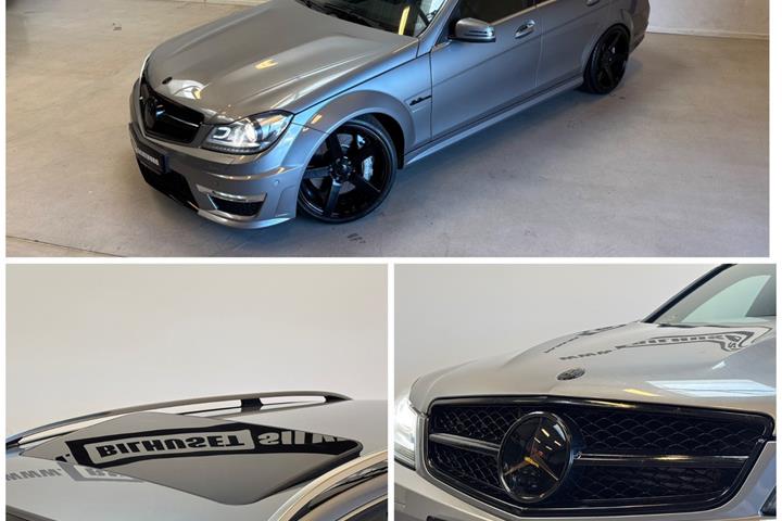 Sort Mercedes C63 fra 2012