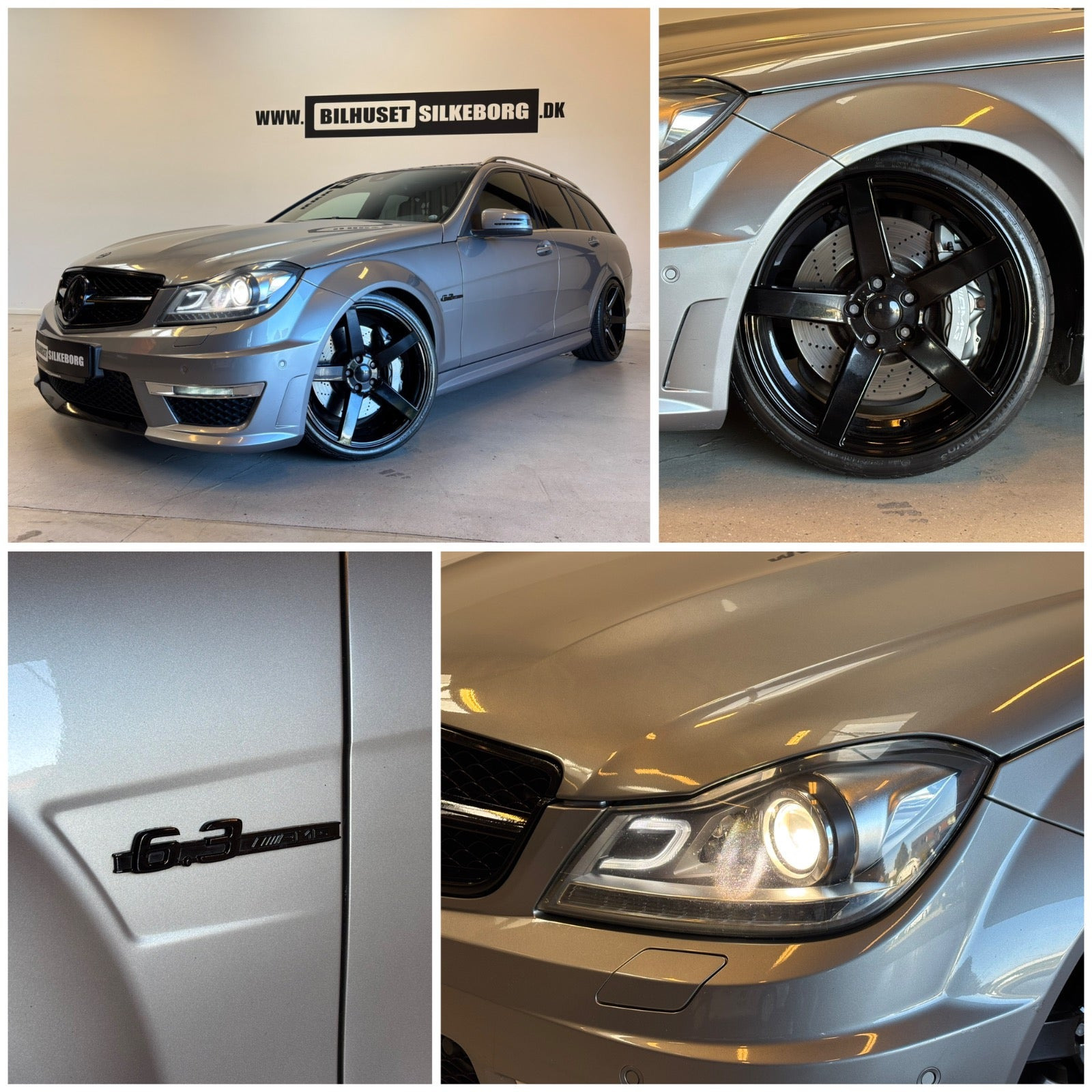 Sort Mercedes C63 fra 2012
