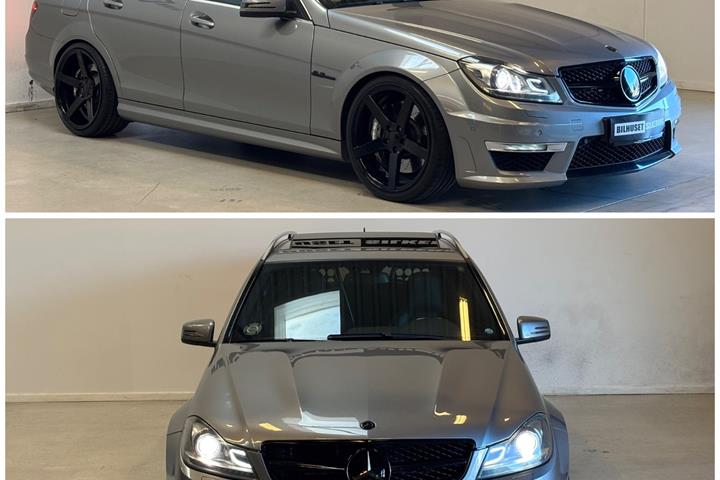 Sort Mercedes C63 fra 2012