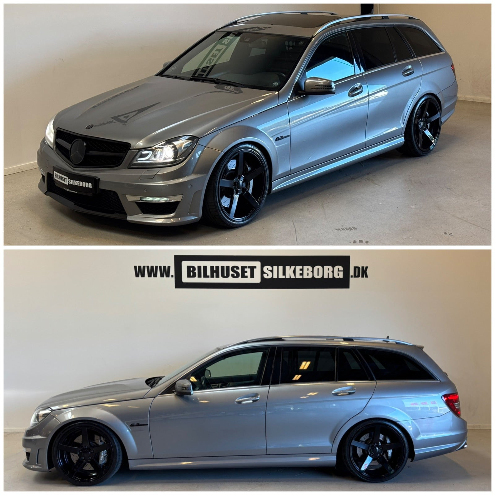 Sort Mercedes C63 fra 2012