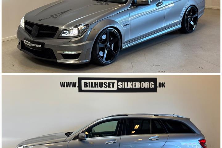 Sort Mercedes C63 fra 2012