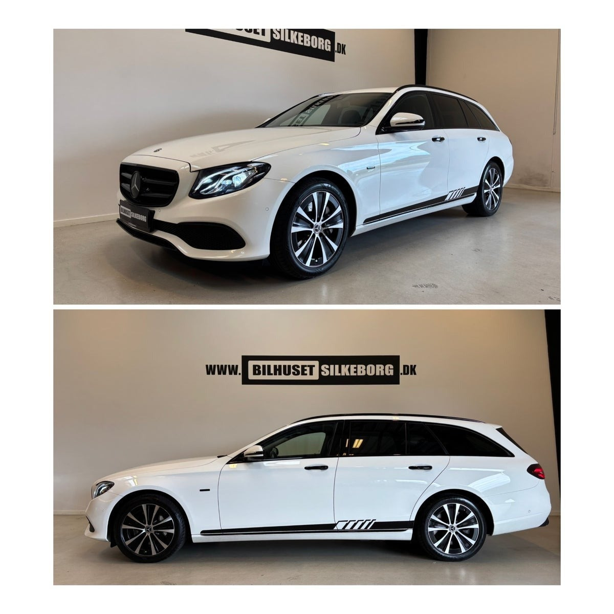 Sort Mercedes E300 de fra 2020