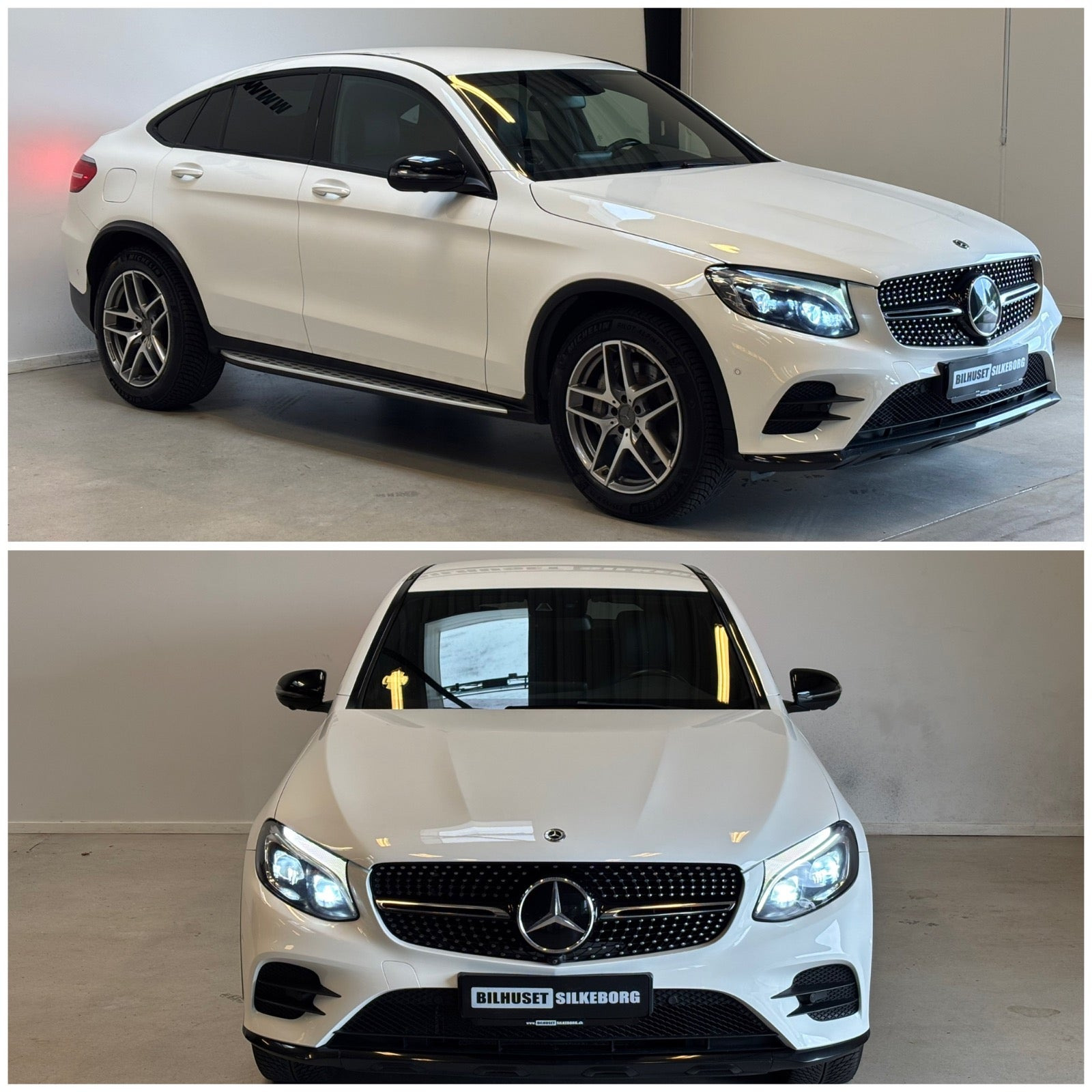 Hvid Mercedes GLC250 fra 2017