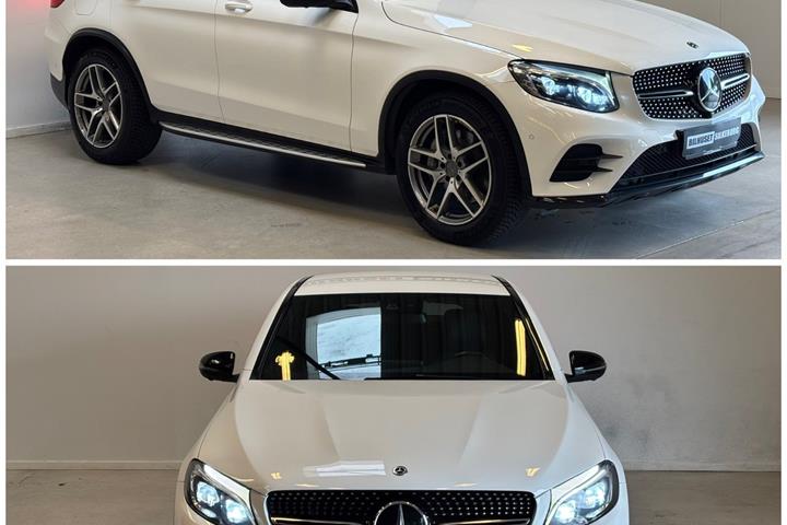 Hvid Mercedes GLC250 fra 2017