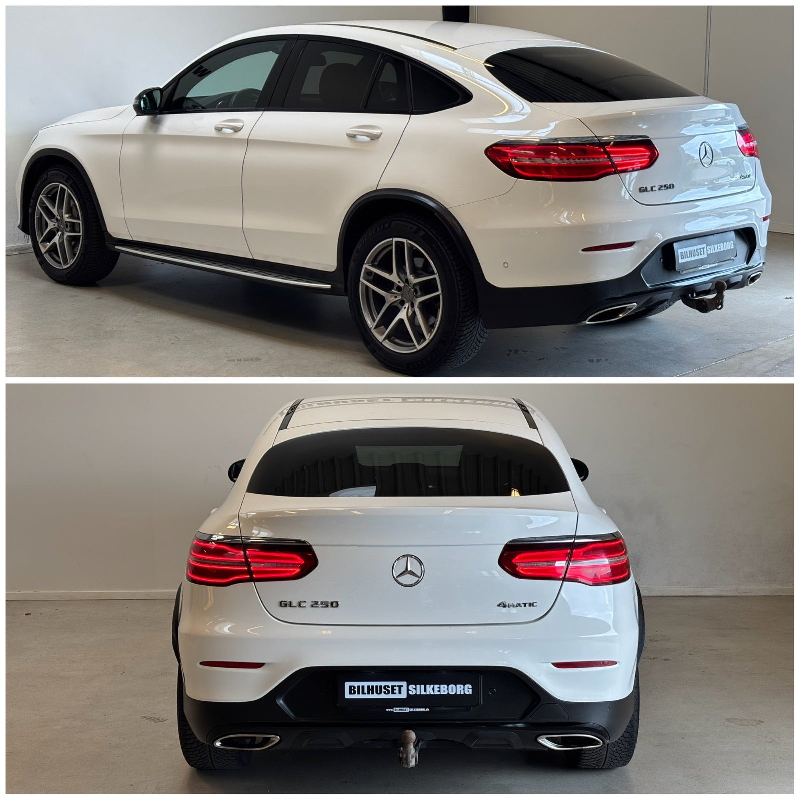Hvid Mercedes GLC250 fra 2017