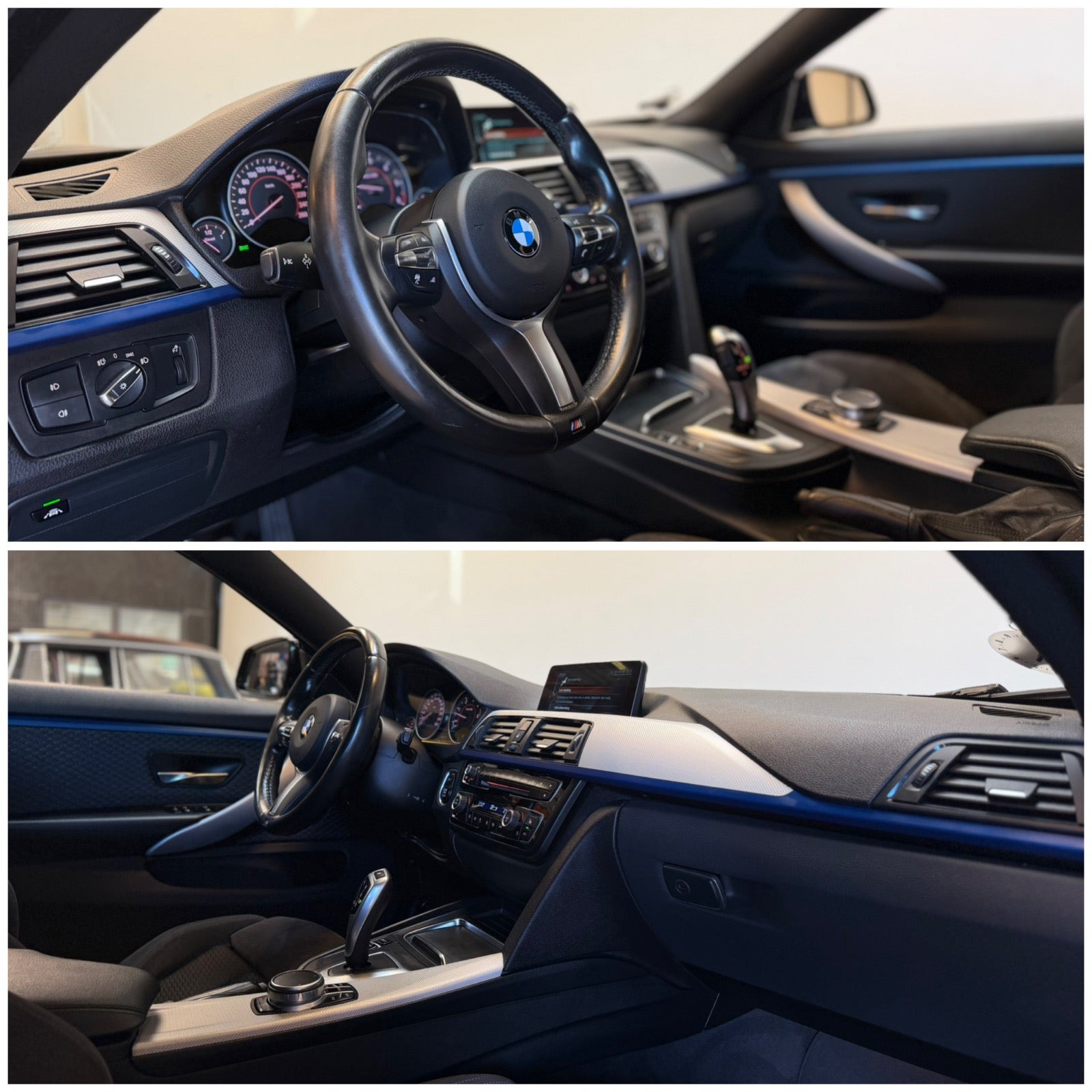 Sort BMW 430d fra 2017