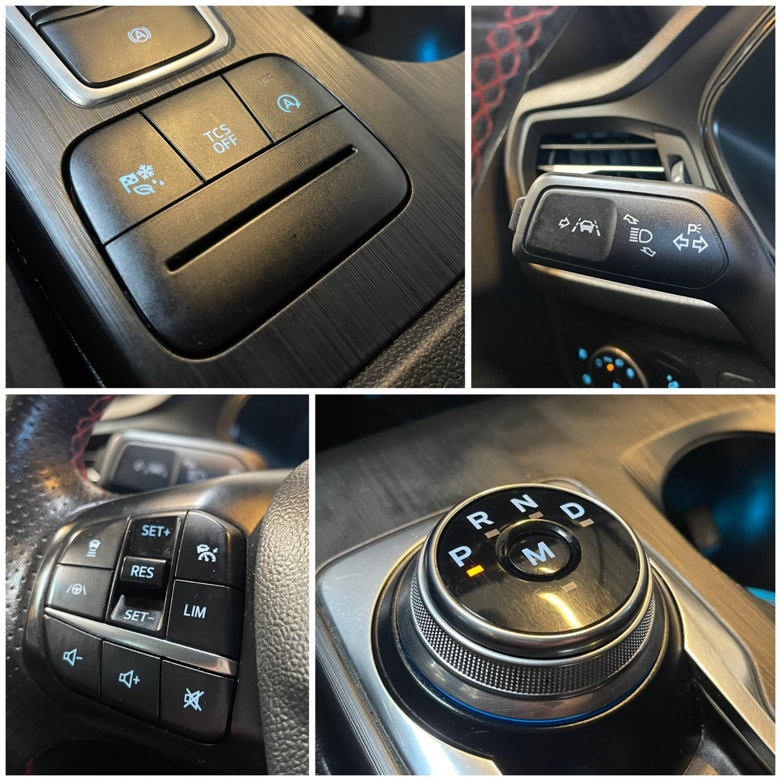 Rød Ford Focus fra 2019