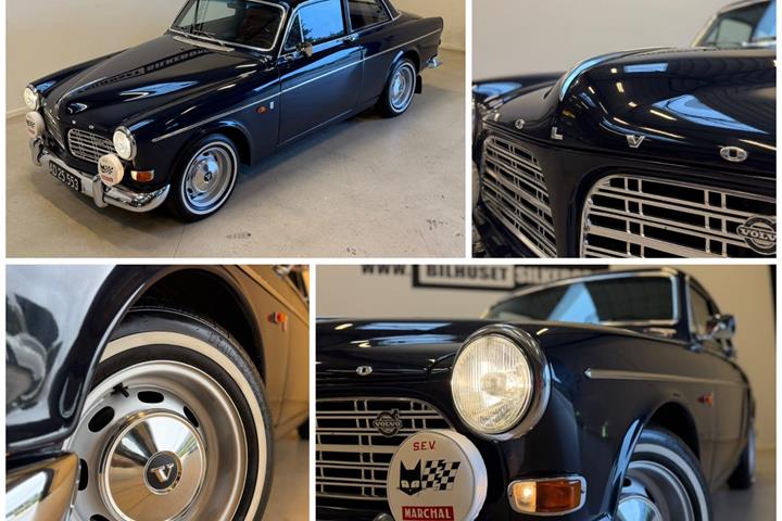 Blå Volvo 122S fra 1967
