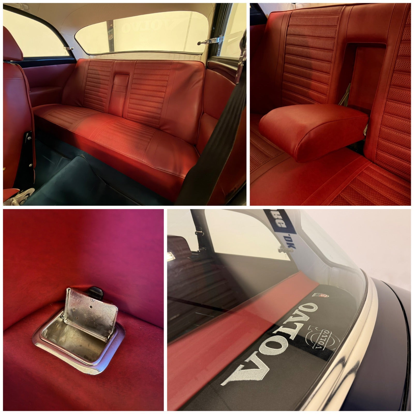 Blå Volvo 122S fra 1967