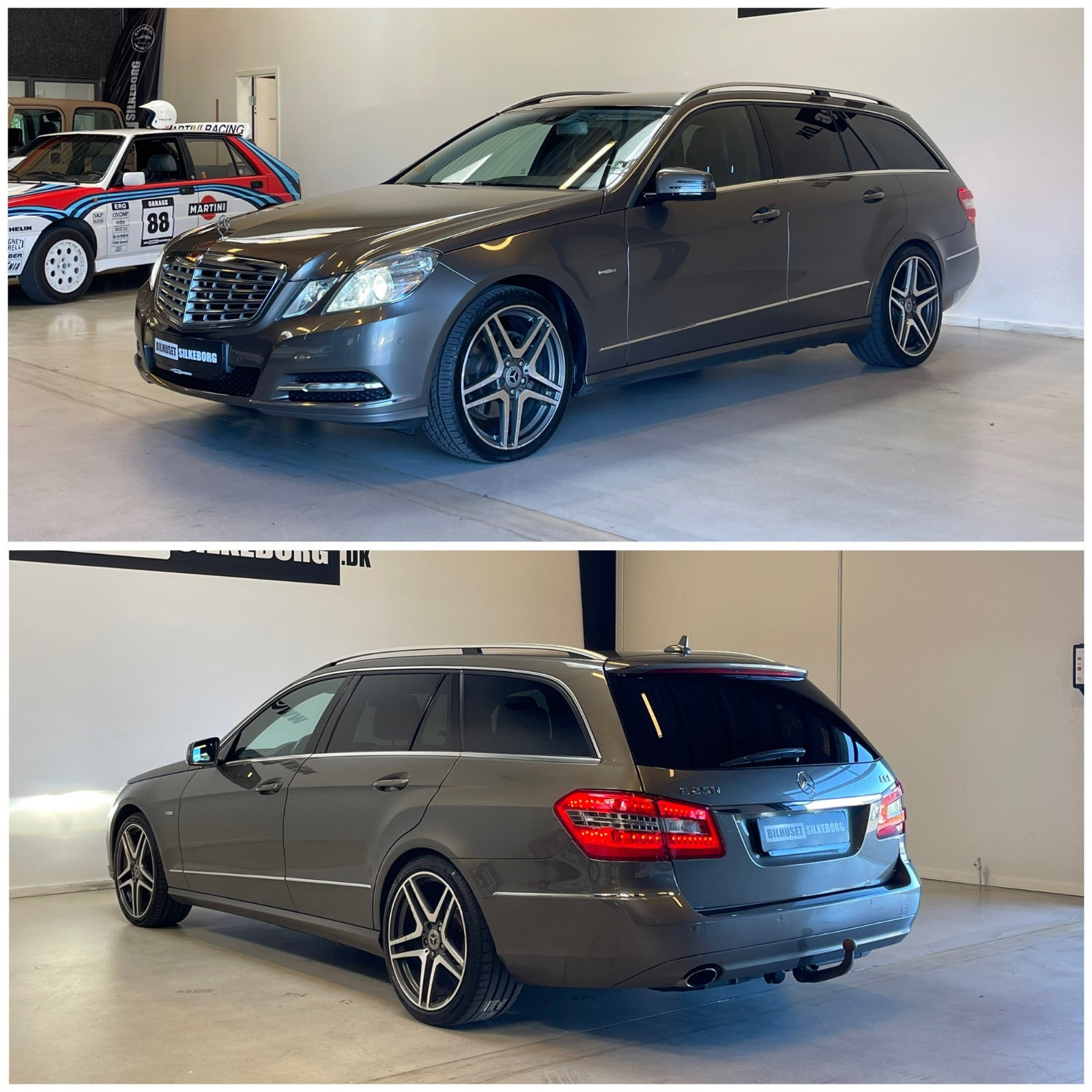 Grå Mercedes E250 fra 2010
