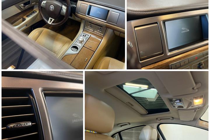 Brun Jaguar XF fra 2008