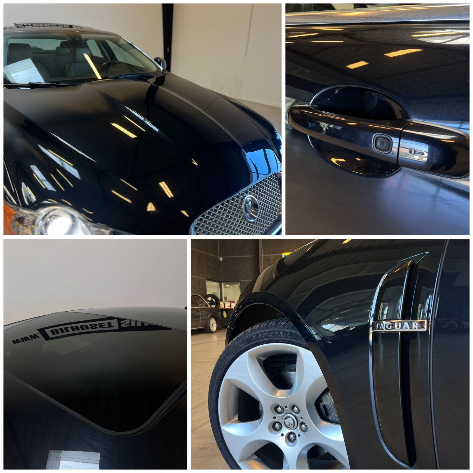 Brun Jaguar XF fra 2008