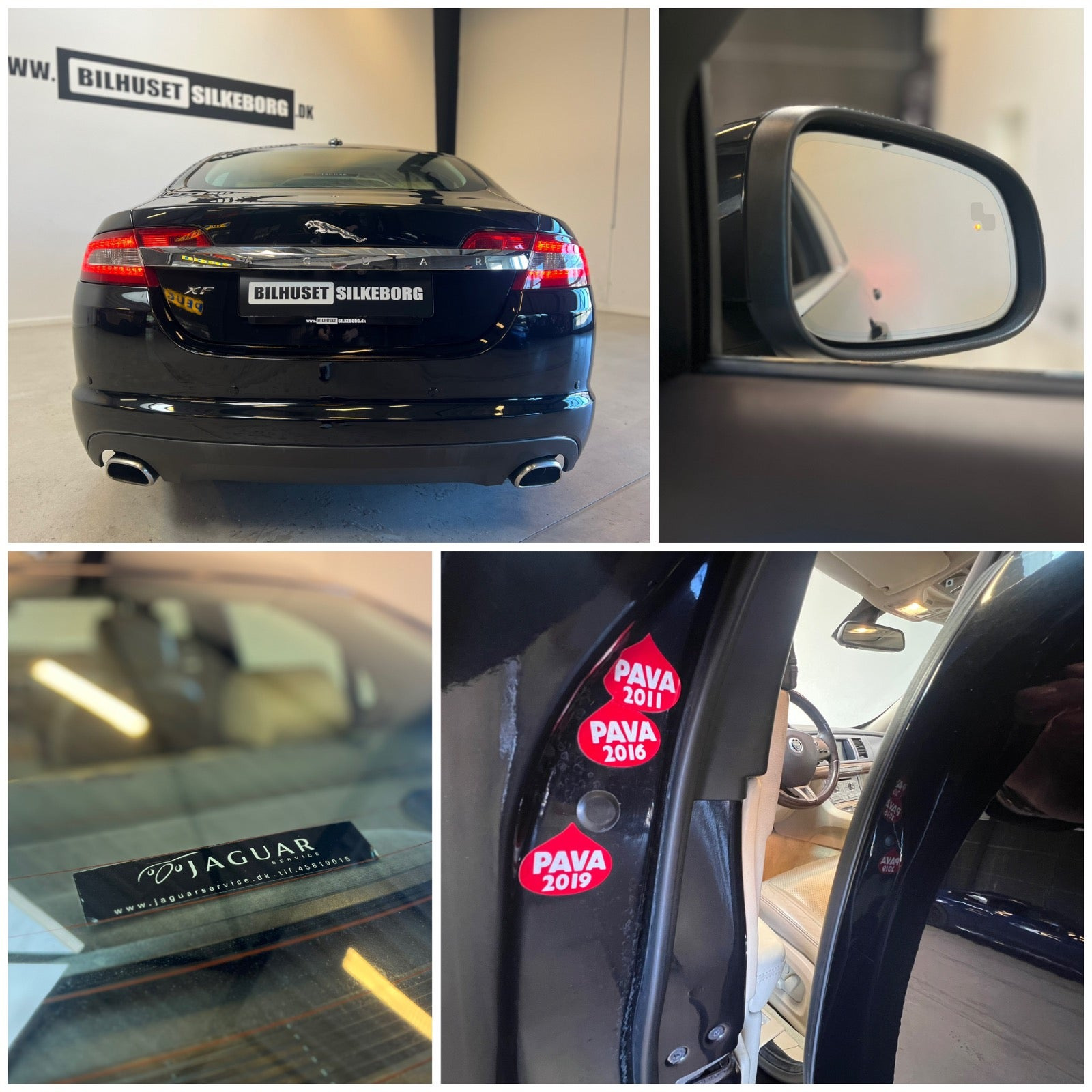 Brun Jaguar XF fra 2008