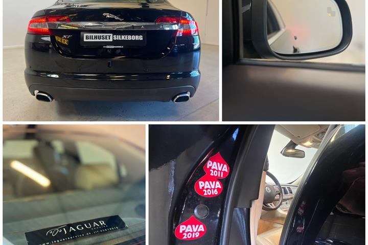 Brun Jaguar XF fra 2008