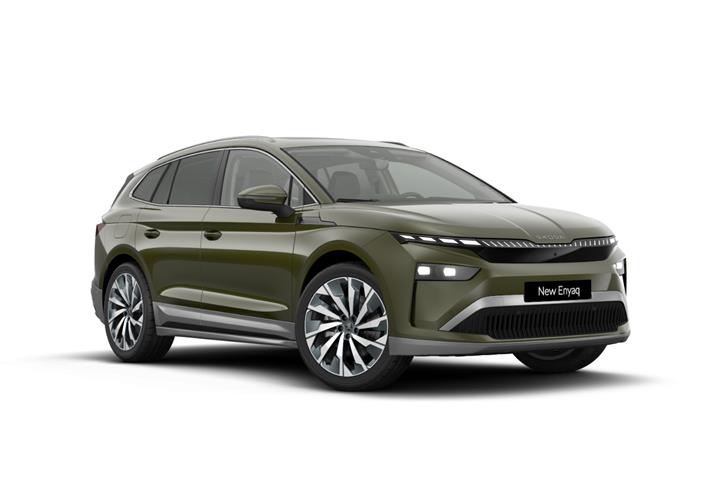Grøn Skoda Enyaq fra 2026