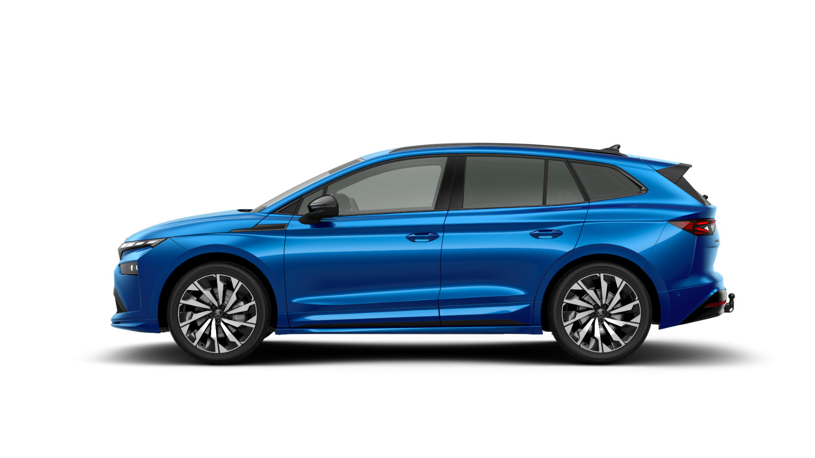 Blå Skoda Enyaq fra 2026
