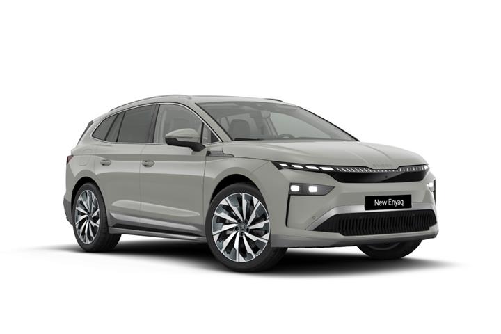 Grå Skoda Enyaq fra 2026