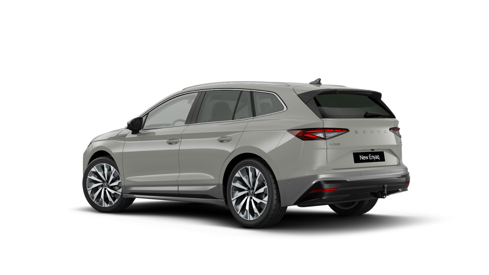 Grå Skoda Enyaq fra 2026
