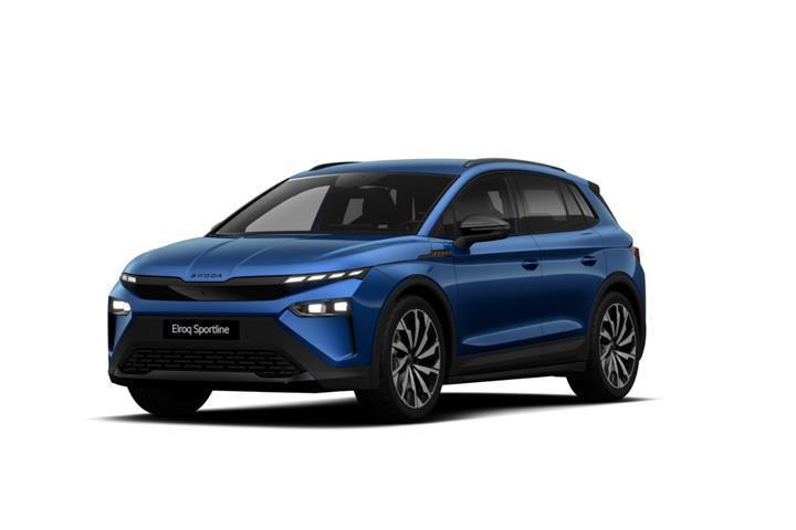 Blå Skoda Elroq fra 2026