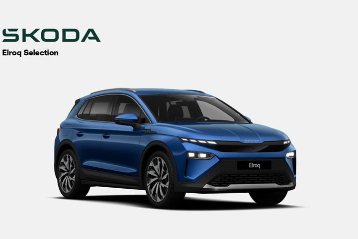 Blå Skoda Elroq fra 2025