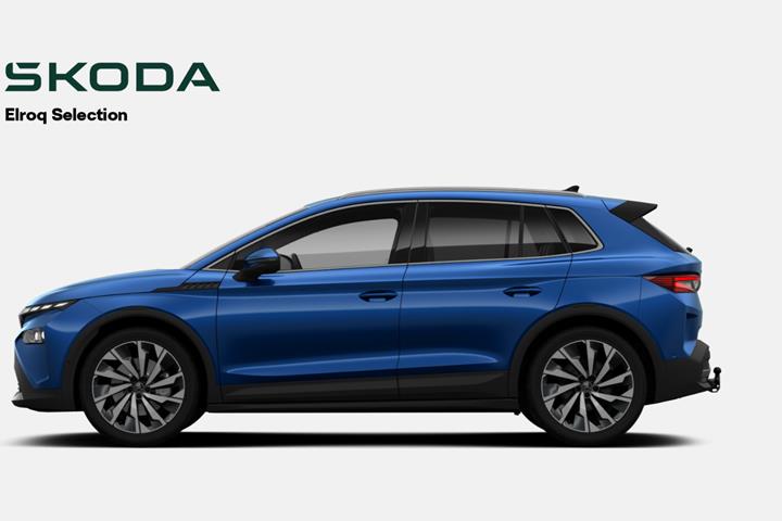 Blå Skoda Elroq fra 2025