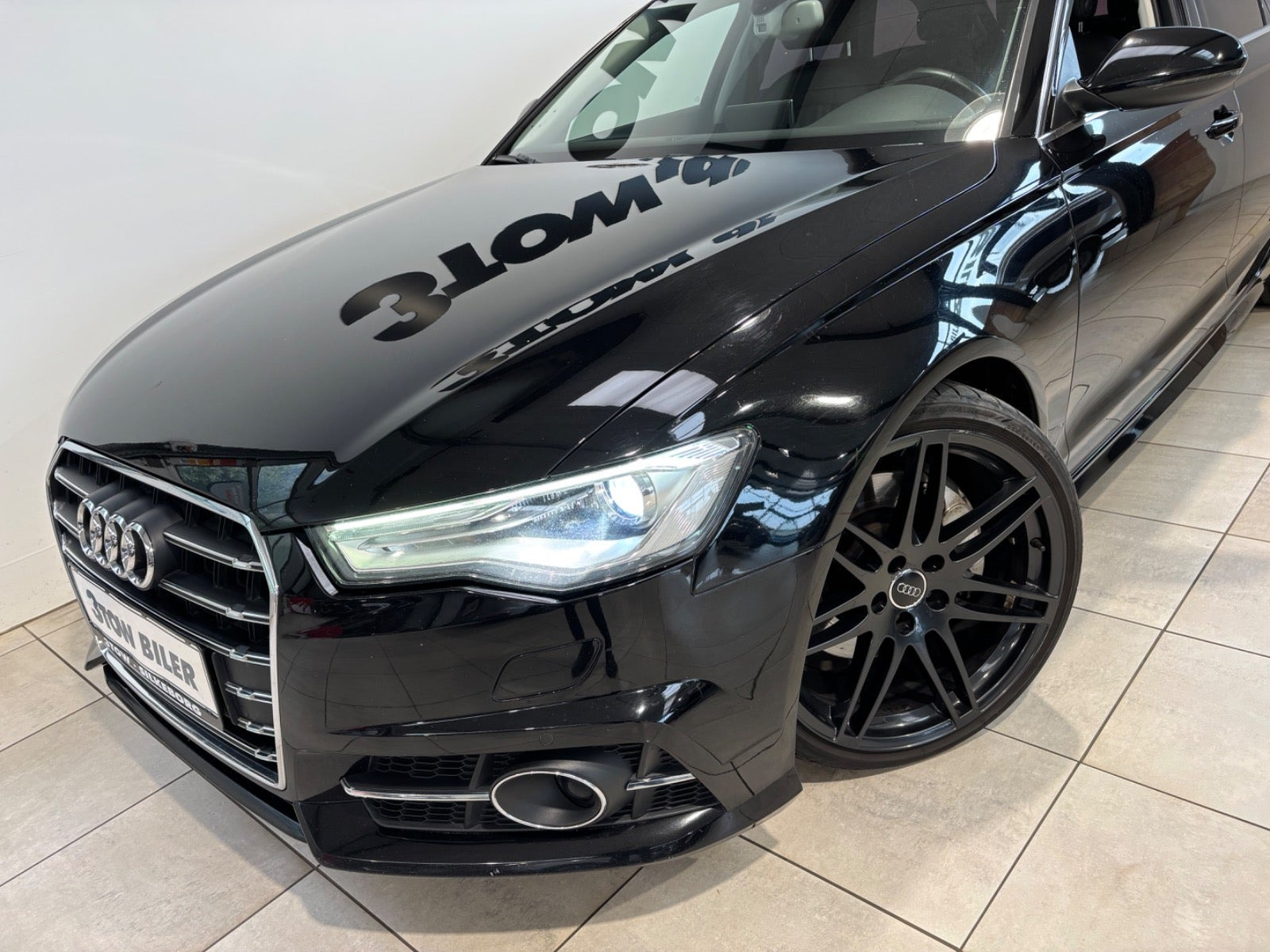 Sort Audi A6 fra 2017